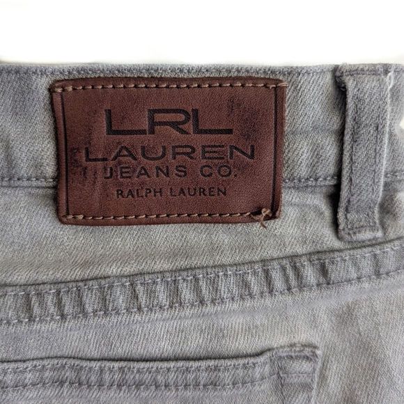 Lauren Ralph Lauren Grey Classic Straight Jeans - Picture 3 of 5